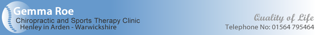 Gemma Roe - Chiropractic and Sports Injury Clinic